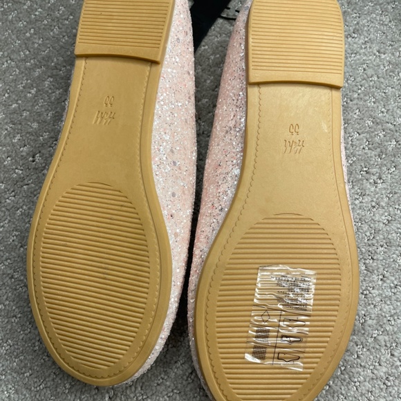 H&M Ballerina flats - rose gold- shimmer- dress up - pretty - sz 1.5 US /NWT - Picture 4 of 4